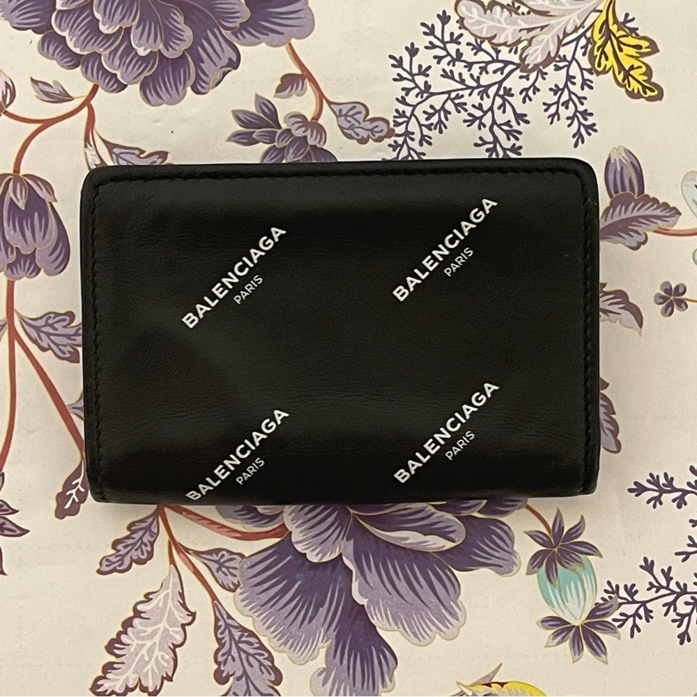 Balenciaga Black Card Holder Authentic